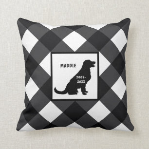 Coussin Monument commémoratif de la race de bisons des ch