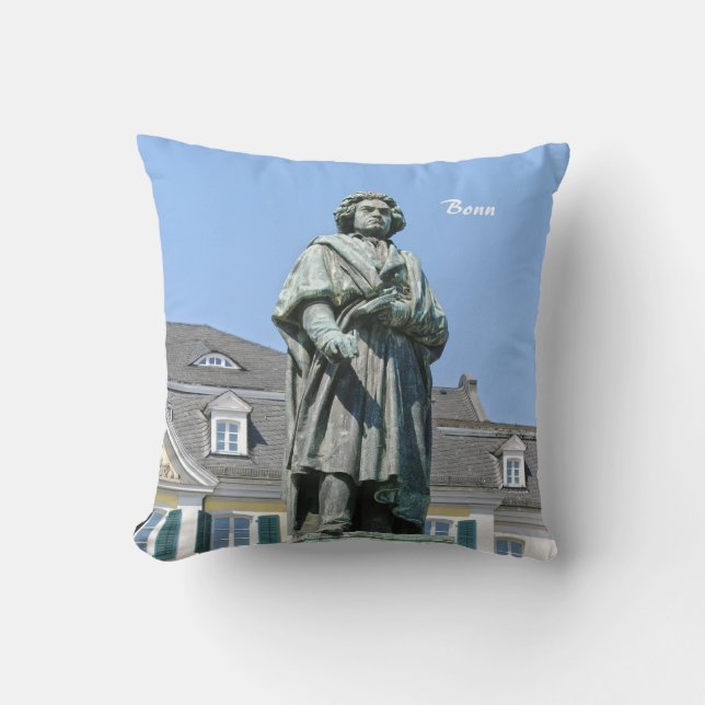 Coussin Monument de Ludwig van Beethoven à Bonn (Recto)