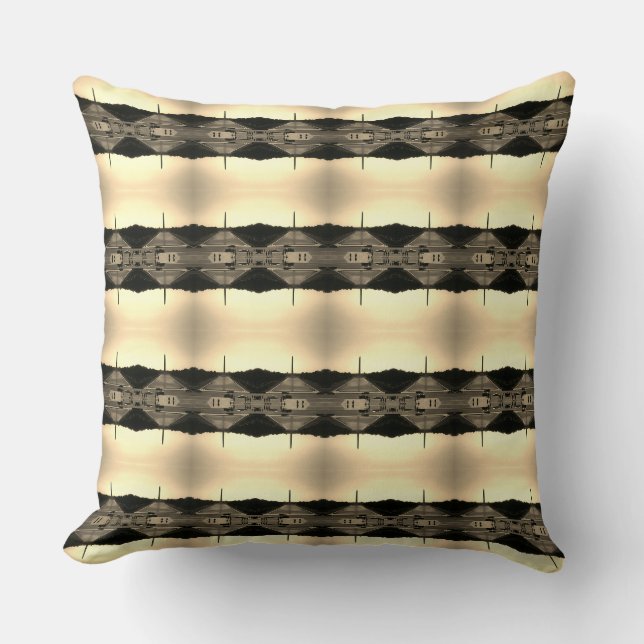 Coussin Monument de Washington USA vintage (Recto)