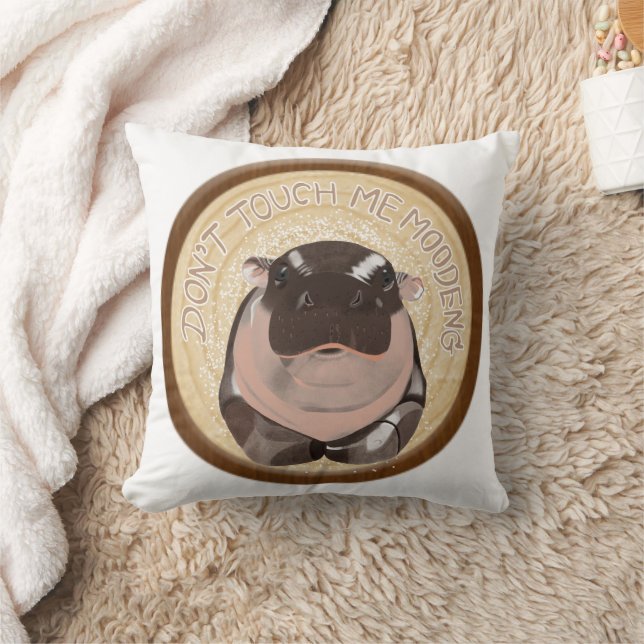 Coussin Moo Deng Hippo  (Couverture)