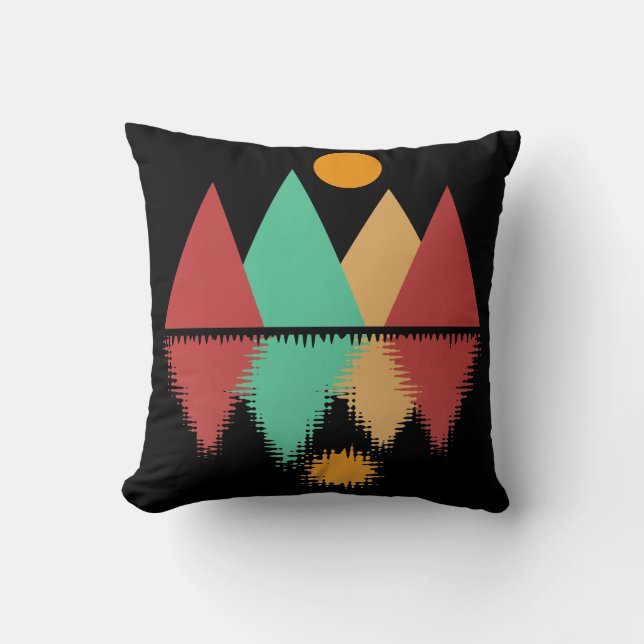 Coussin Moon Over Four Peaks #2 (Recto)