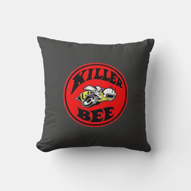 Coussin Mopar - Super Bee - Killer Bee - Rouge (Recto)