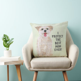 Coussin Morkie Guard Dog Pillow