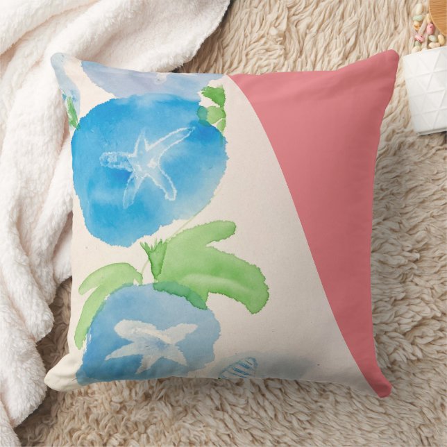 Coussin Morning glory flower (Couverture)