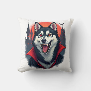 Coussin Morsure de Husky Vampire