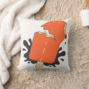 Coussin Morsure d'été enjouée, vibrations de popsicle auda
