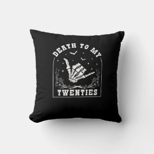 Coussin Mort à ma vingtaine - Whimsigoth 30e anniversaire