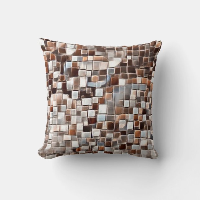 Coussin Mosaic Bubble Art / Original / (Recto)