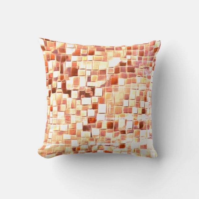 Coussin Mosaic Bubble Art / Vendredi (Recto)