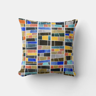 Coussin mosaïque Abstraite en verre : texture haute résolu