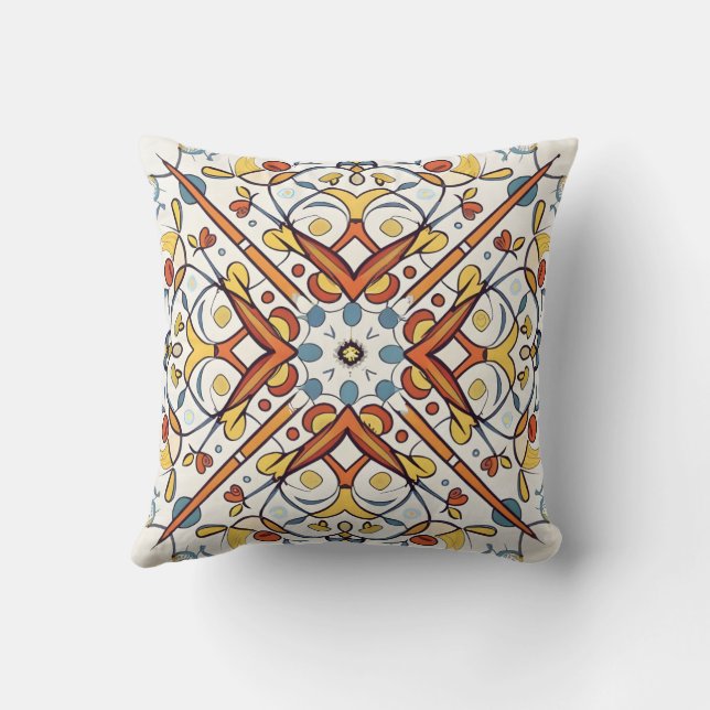 Coussin mosaïque andalouse (Verso)
