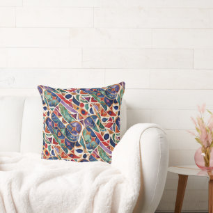 Coussin Mosaïque Art moderne colorée
