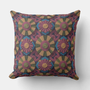 Coussin Mosaïque de motif de batik 3D Sekar Kala