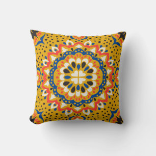 Coussin Mosaïque marocaine illustration motif