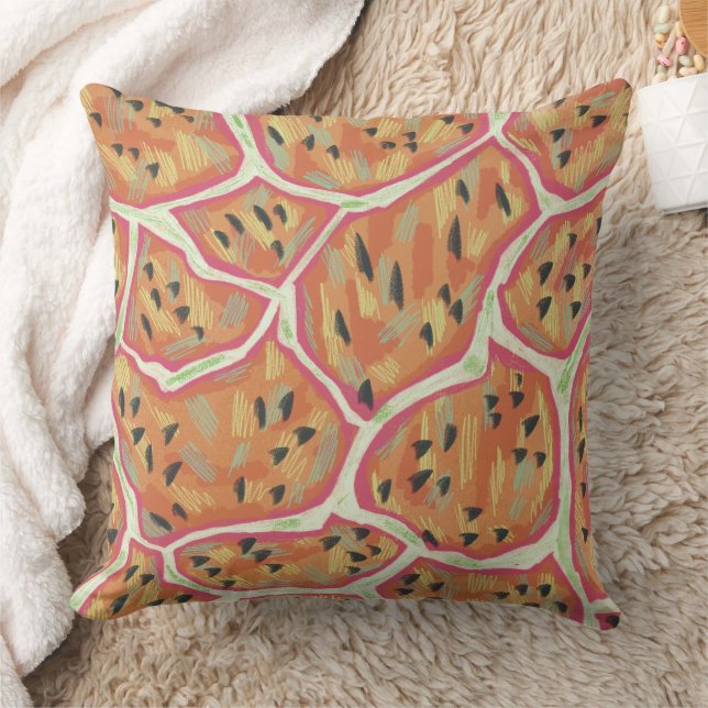 Coussin Mosaïque Pastèque (Couverture)
