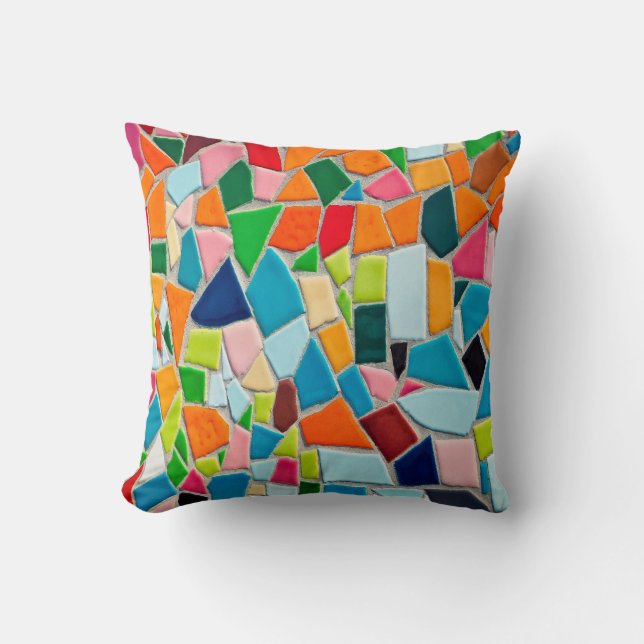 Coussin Mosaïque tuiles texture modèle (Recto)
