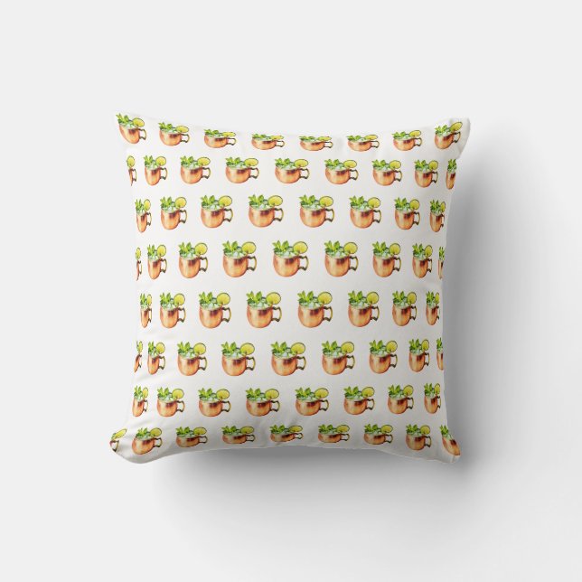 Coussin Moscou Mule Avec Lime (Recto)
