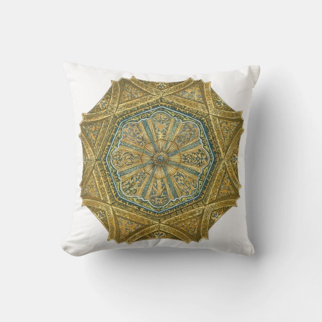 Coussin Mosquée de Cordoue Espagne. Coupole de Mihrab (Recto)