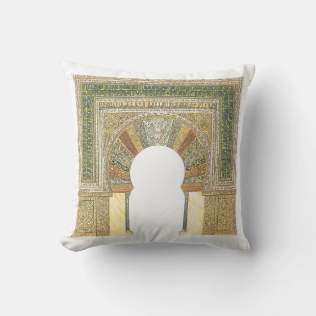 Coussin Mosquée de Cordoue Espagne. Mihrab (Recto)