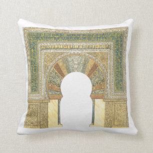 Coussin Mosquée de Cordoue Espagne. Mihrab