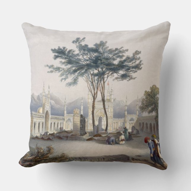 Coussin Mosquée de Goolaum Hoossein Huzrut-Jee, le grand P (Recto)