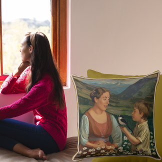 Coussin Mother and Son Tranquil Magical Moments