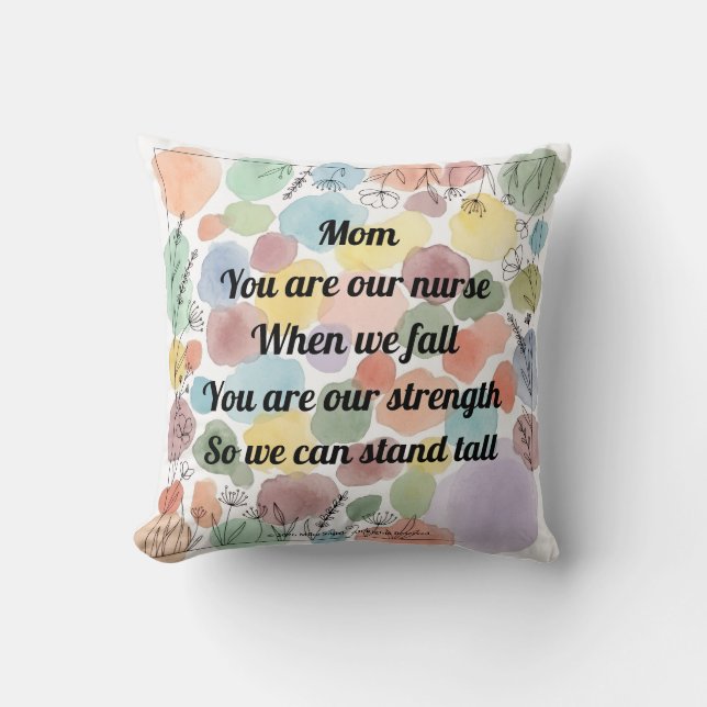 Coussin Mother's Day Poem Throw (Recto)