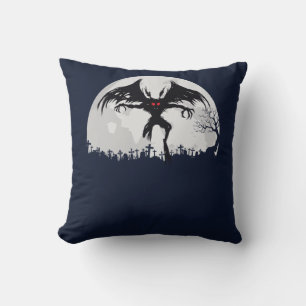 Coussin Mothman Moon Cryptid Point Agréable Cadeau