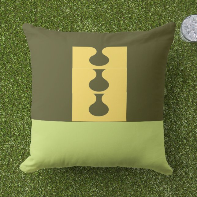 Coussin Motif (Herbe)
