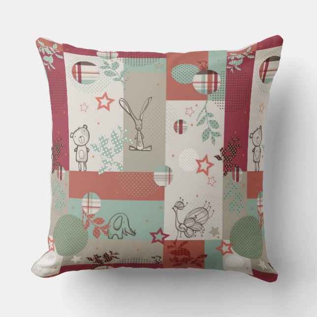 Coussin Motif 2 d'édredon de bébé (Recto)