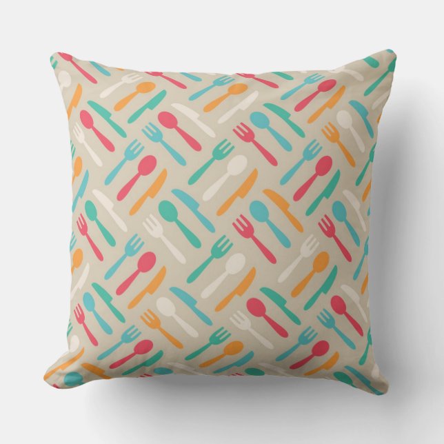 Coussin Motif 3 de cuisine (Recto)