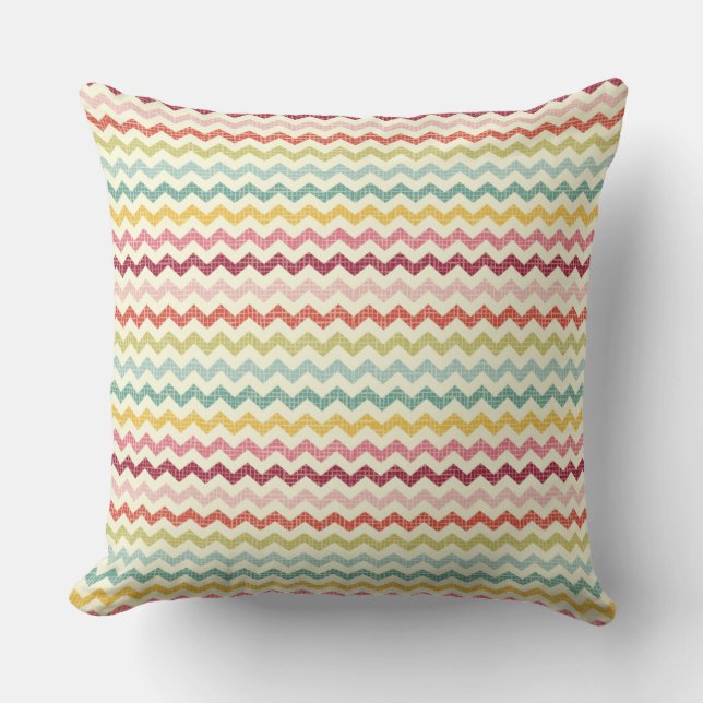 Coussin Motif 4 de Chevron (Recto)