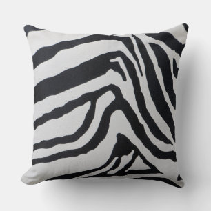Coussin Motif à bandes Zebra