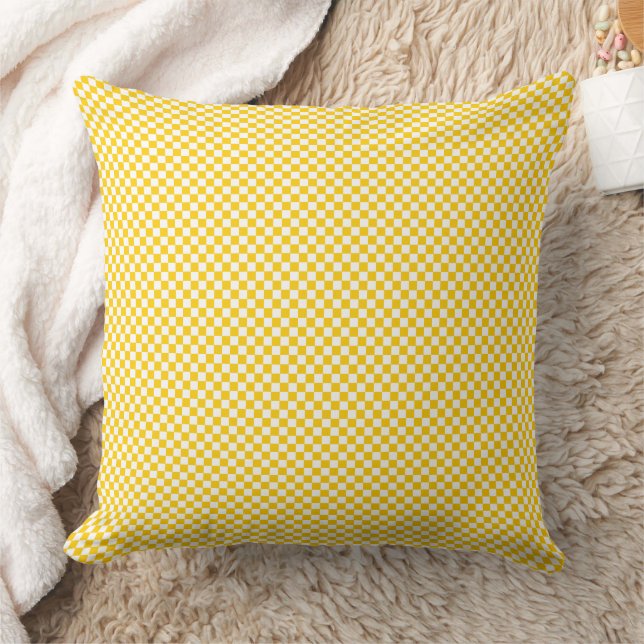 Coussin Motif à carreaux micro-checker (Couverture)