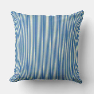 Coussin Motif à deux tons bleu crème