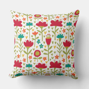 Coussin Motif à fleurs 270515