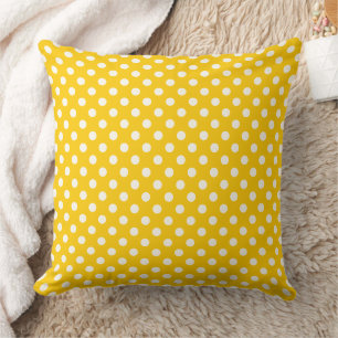 Coussin Motif à pois diagonaux gras