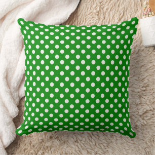 Coussin Motif à pois diagonaux gras
