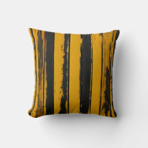 Motif à rayures d'huile noire et jaune