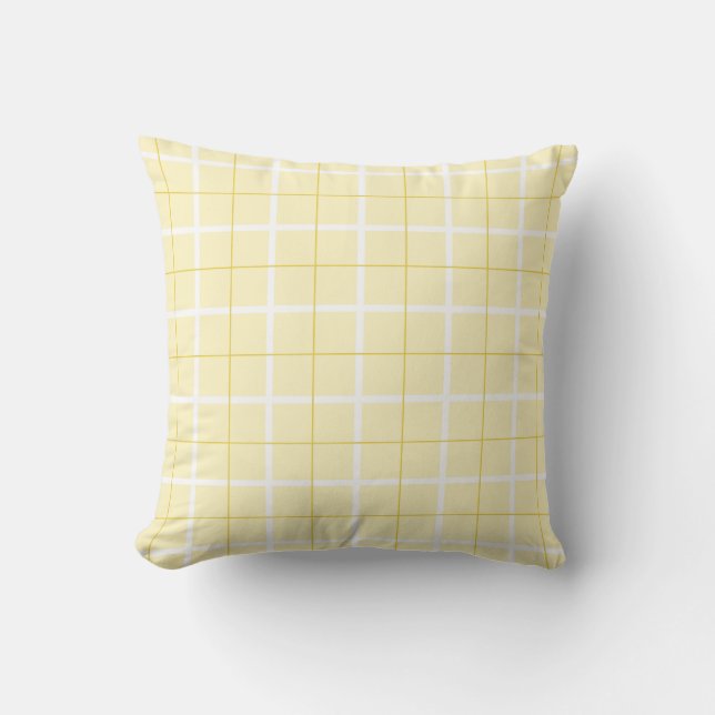 Coussin Motif à rayures verticales de couleur douce et des (Recto)
