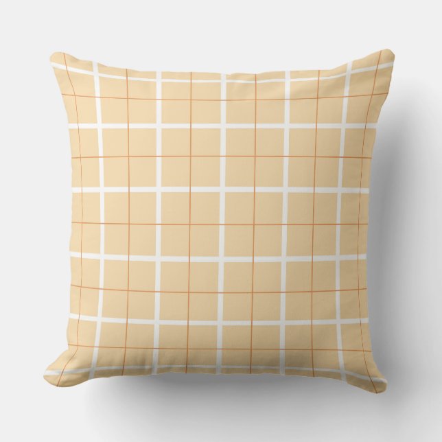 Coussin Motif à rayures verticales de couleur douce et des (Recto)