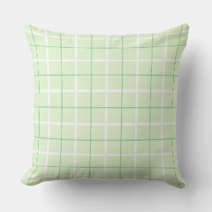 Coussin Motif à rayures verticales de couleur douce et des