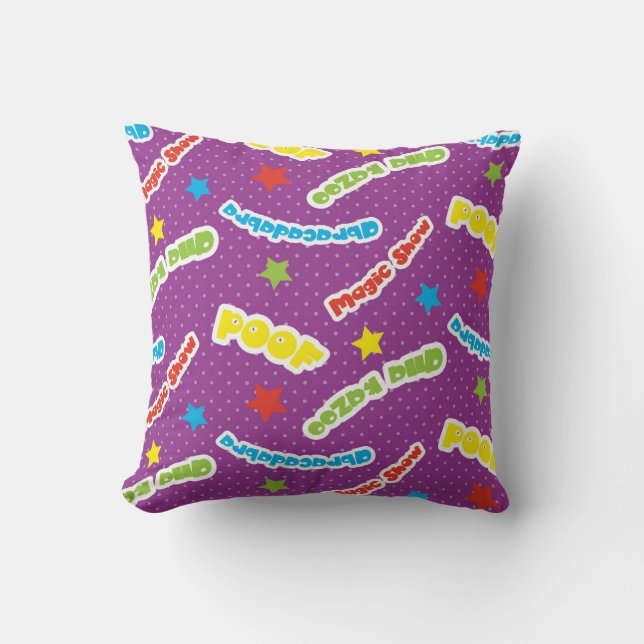 Coussin Motif à thème magique (Recto)