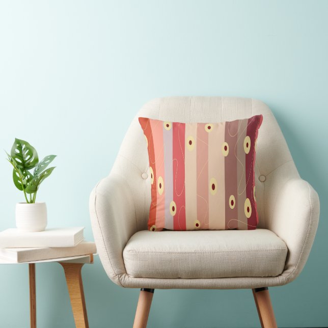 Coussin Motif abstrait (Chaise)
