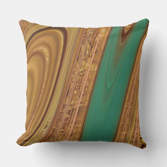 Coussin motif abstrait. (Recto)