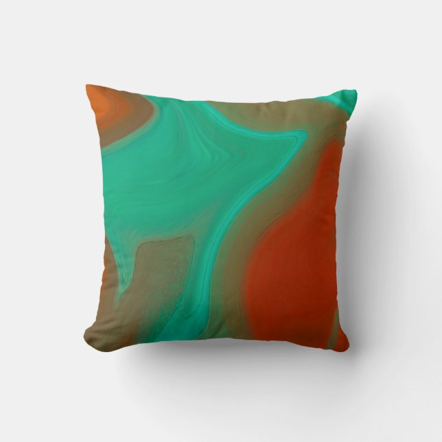 Coussin motif abstrait (Recto)