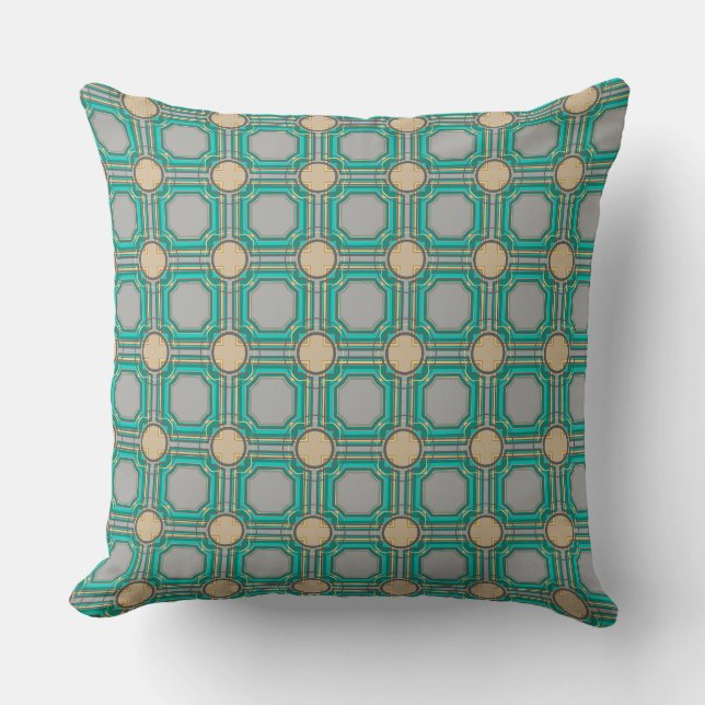 Coussin motif abstrait (Recto)