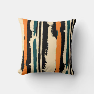 Coussin Motif Abstrait aquarelle transparente avec grunge
