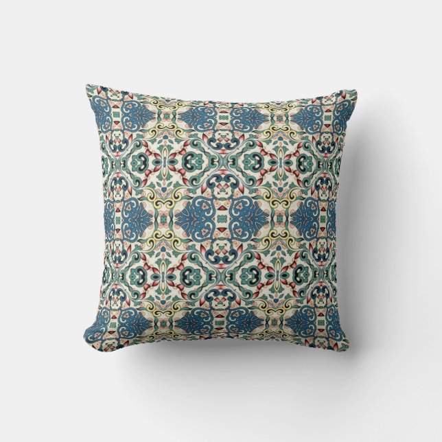 Coussin Motif Abstrait coloré (Recto)