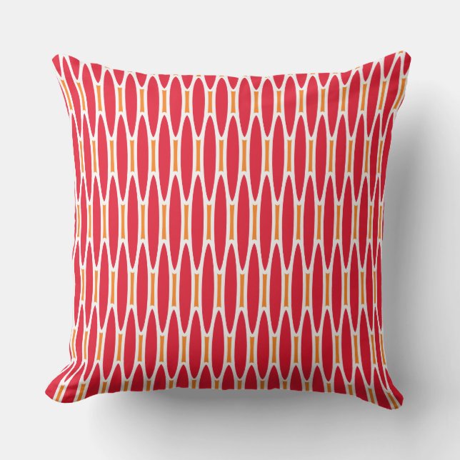 Coussin Motif Abstrait coloré été (Recto)
